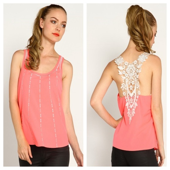 Lace Back Top