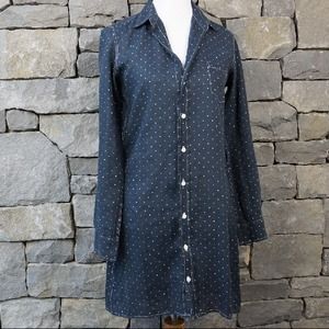 Frank and Eileen polka dot shirt dress