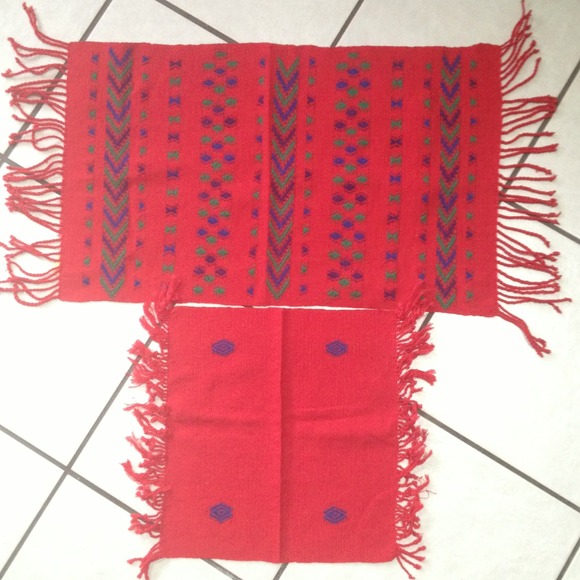 One of a kind Mayan placemats