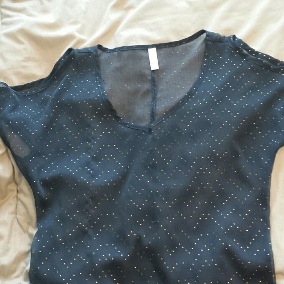 *Sold* Sheer Blue Top