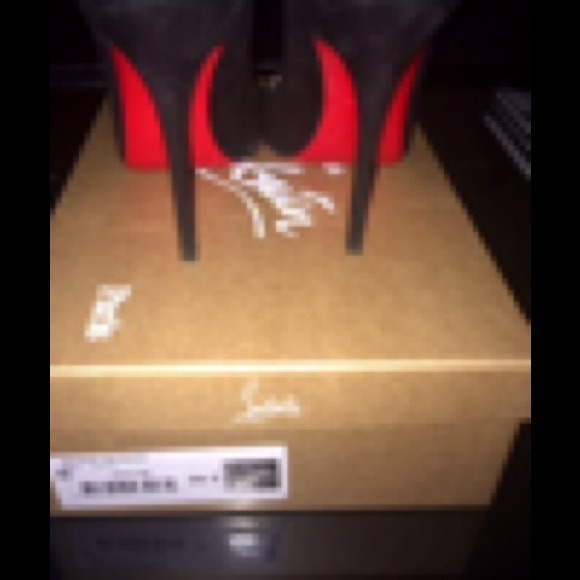 SO KATE SUEDE LOUBOUTIN SIZE 38.5 - Picture 3 of 3