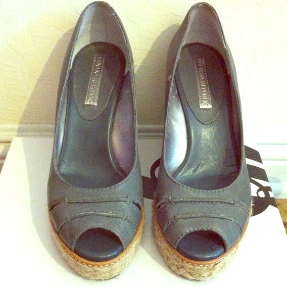 Banana Republic peep toe wedges