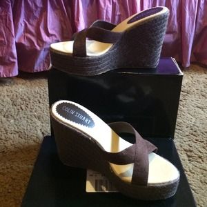 Colin Stuart Wedge sandals