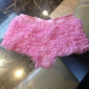 Pink ruffle panty