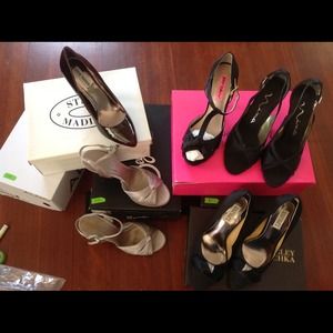 Shoes lots of them! Betsey Johnson, badgley mischk