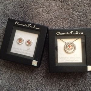 Necklace and earrings