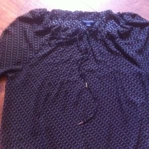 Black/Tan adorable top