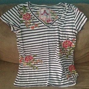 JW Los Angeles embroidered top anthropologie