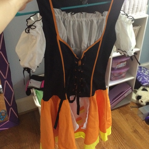 Candy corn witch costume