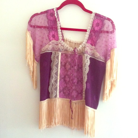 Bohemian Fringe Dolly Parton top!