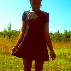 Sparkly Baby-doll Dress