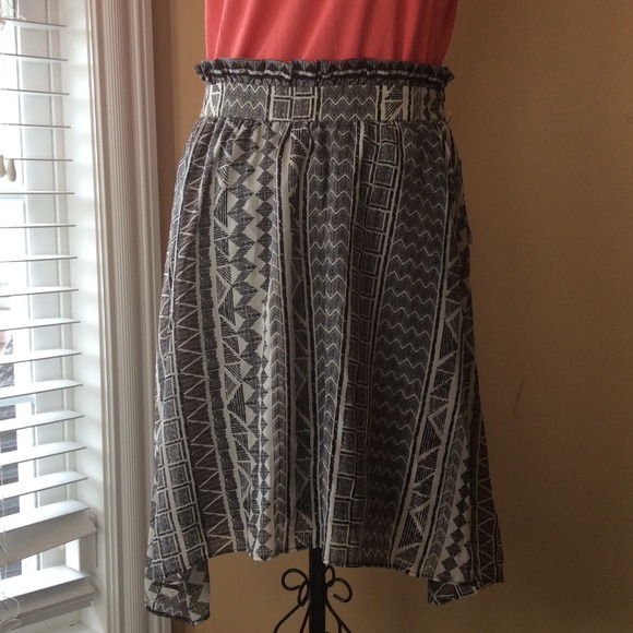 Bar III aztec skirt