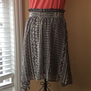 Bar III aztec skirt