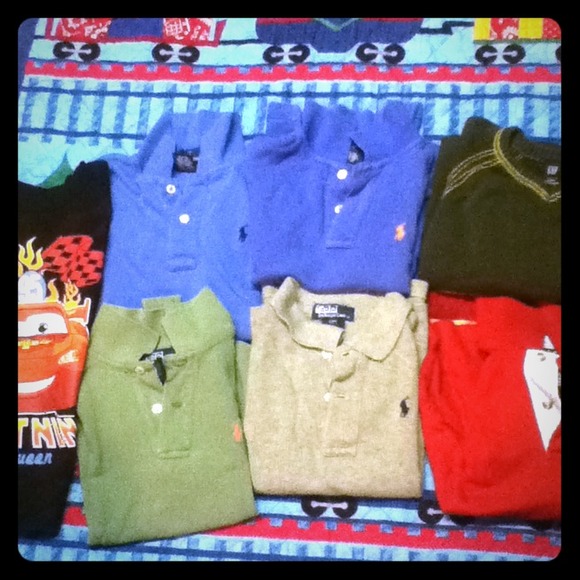 4 Ralph Lauren Polo shirts size 3T