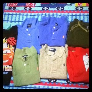 4 Ralph Lauren Polo shirts size 3T