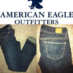 American Eagle Sequin Jeans