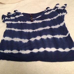 jessica simpson tie dye tee