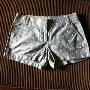 Chambray polka dot short