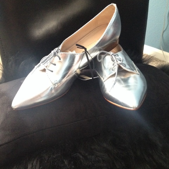 Zara silver shoes