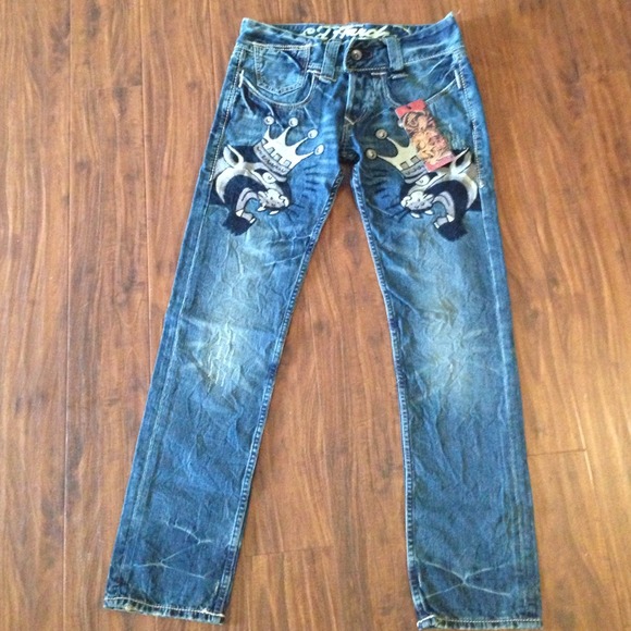 Mens Ed Hardy Jeans, NWT Size 32, Inseam 34