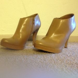 Cute tan booties