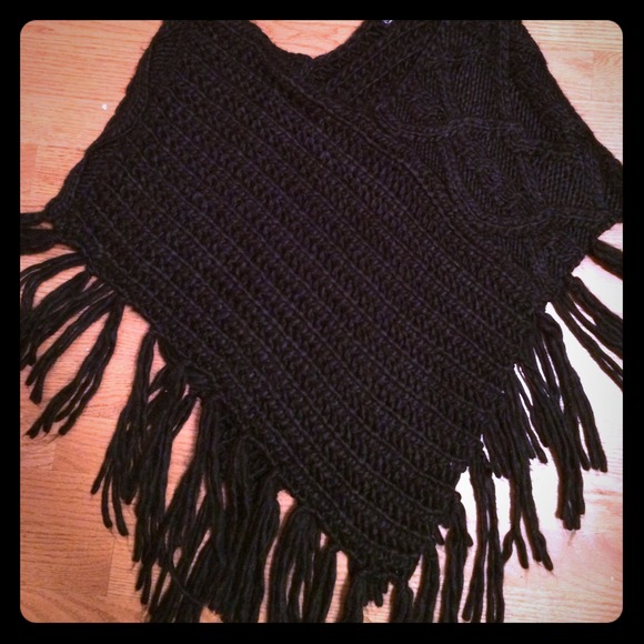 Off the shoulder poncho