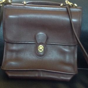 Vintage Coach- "The Willis Bag" Mahogany