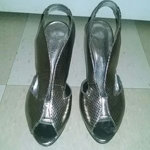 Silver heels