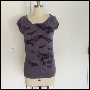 Juicy Couture flying skull tee