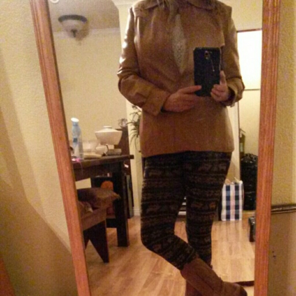 HIPPIE CHIC Vintage 197O Vegan leather jacket - Picture 3 of 4