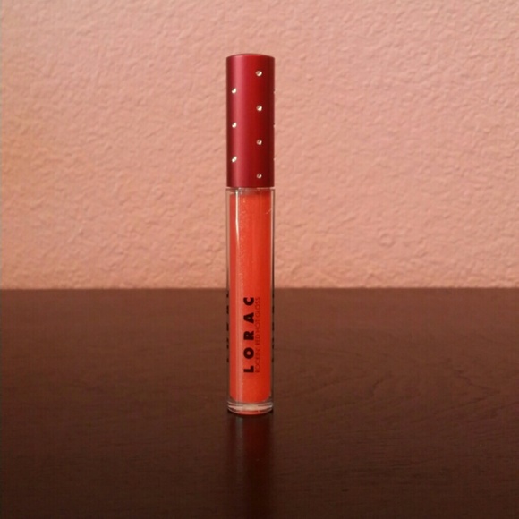 Lorac rockin red hot lipgloss in "rock it"