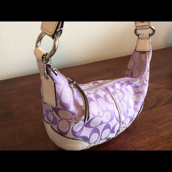 Coach logo small hobo purse