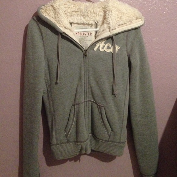 Hollister Faux Fur Lined Jacket