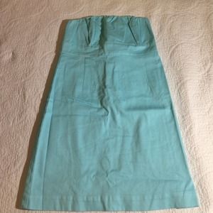 Vineyard Vines Light Blue Strapless Dress (Size 6)