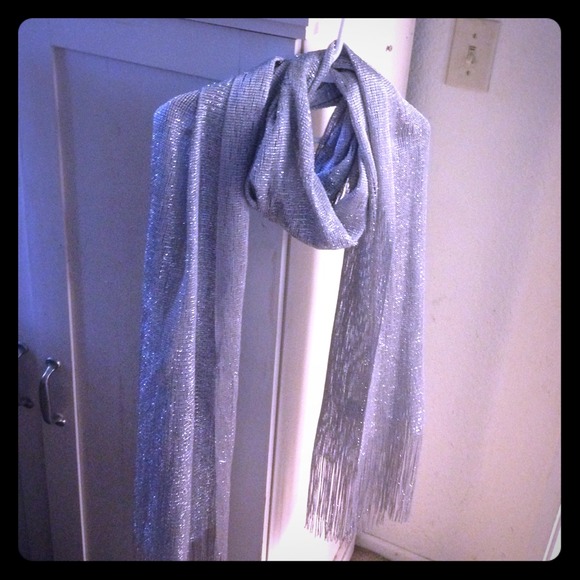 Silver shawl for women