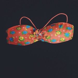 Hollister bandeau swim suit top