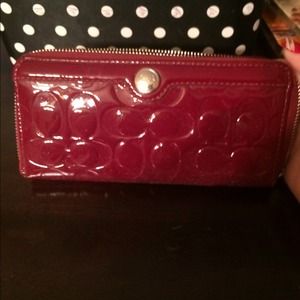 Authentic coach wallet
