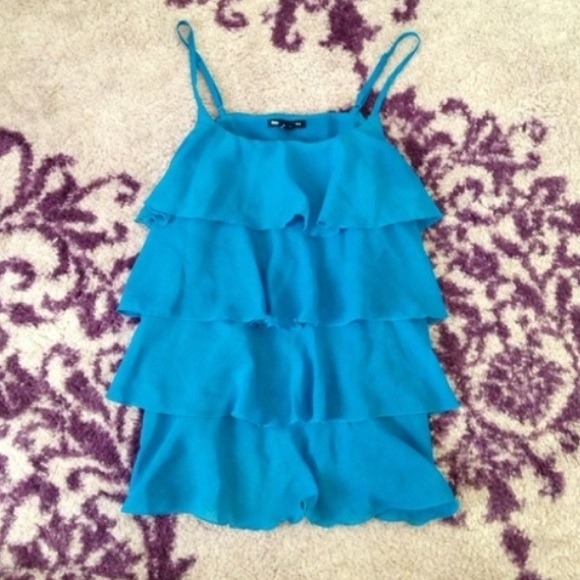 Blue tank