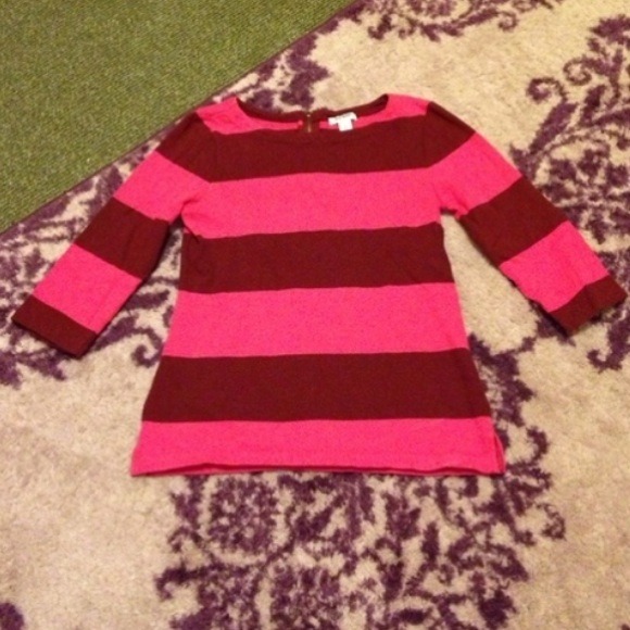 Magenta stripped shirt!