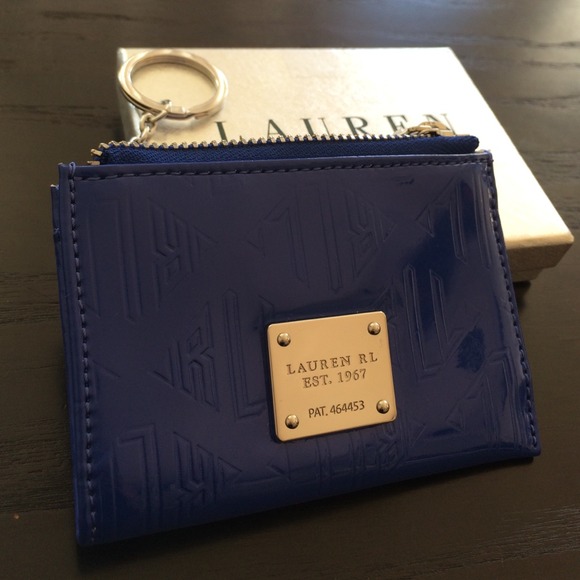 Ralph Lauren signature coin purse NWT