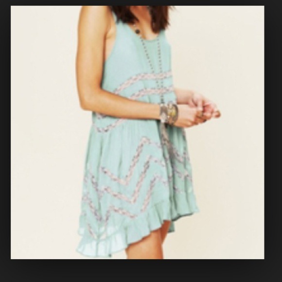 Free People trapeze slip MINT