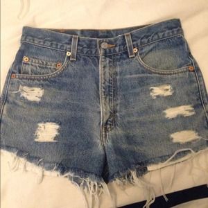 High waisted shorts