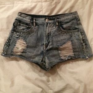 Forever 21 Studded shorts