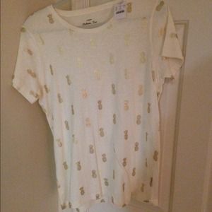 J Crew Factory pineapple tee