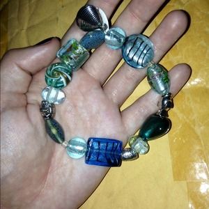 Blue bracelet
