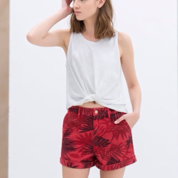Zara tropical shorts - Picture 3 of 4