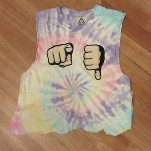 UNIF U SUCK Tie Dye tank