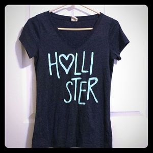 Hollister Graphic T-shirt (Navy)