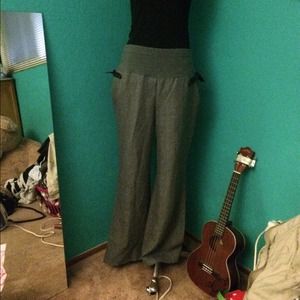 Grey Maternity Work Slacks.