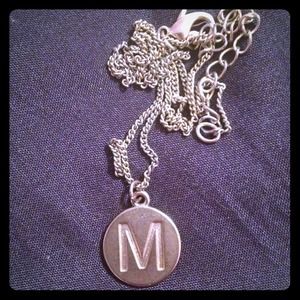 "M" necklace